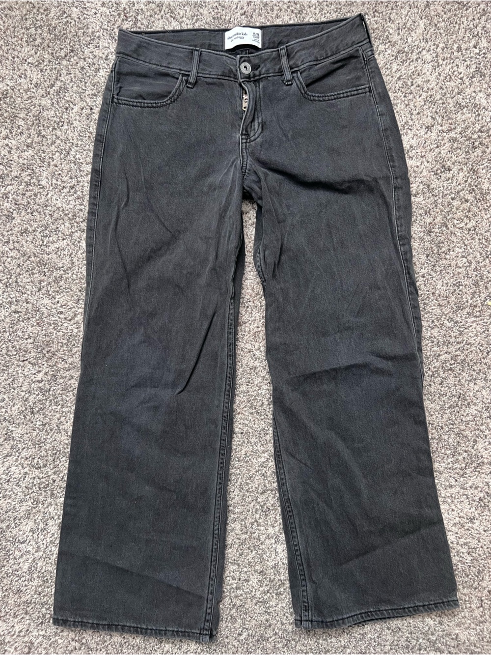 abercrombie kids Black Bootcut Men’s Jeans